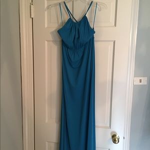 Teal Susana Monaco Cross Back Maxi S